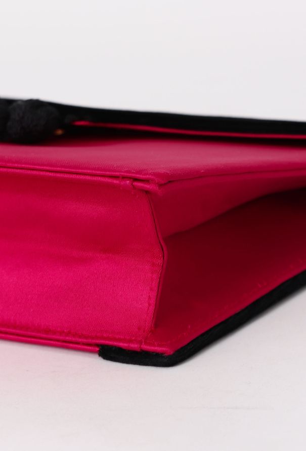 Saint Laurent '90 Fuschia Tassel Bag - 11
