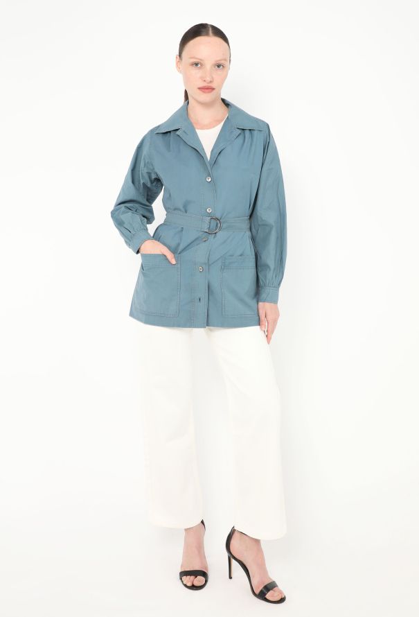 Saint Laurent RARE S/S 1974 Belted Safari Jacket - 4