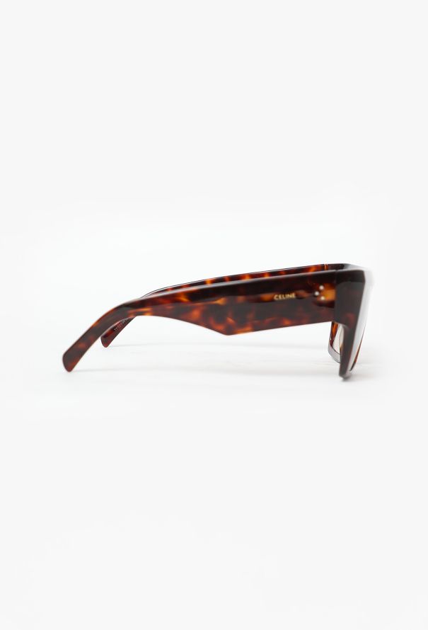 Céline Tortoiseshell Shield Sunglasses - 3