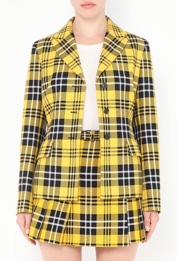 Dior Pre-Fall 2022 Plaid Skirt Ensemble - 4