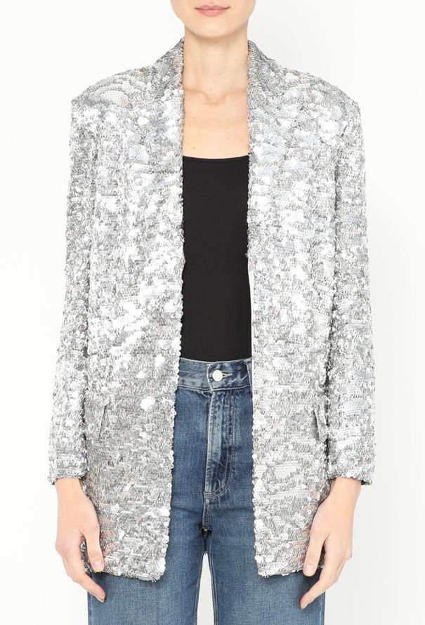 Sonia Rykiel F/W 2018 Notched Sequin Blazer - 3 Sonia Rykiel F/W 2018 Notched Sequin Blazer - 3