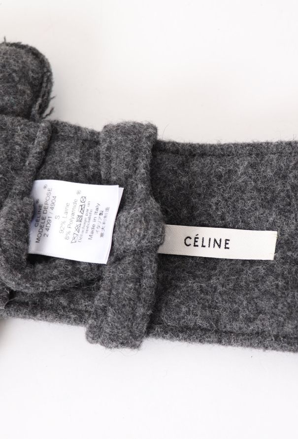 Céline Pre-Fall 2018 Oversized Wool Belt - 5