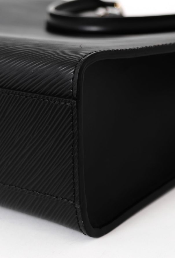 Louis Vuitton Black Epi Sac Plat - 8 Louis Vuitton Black Epi Sac Plat - 8