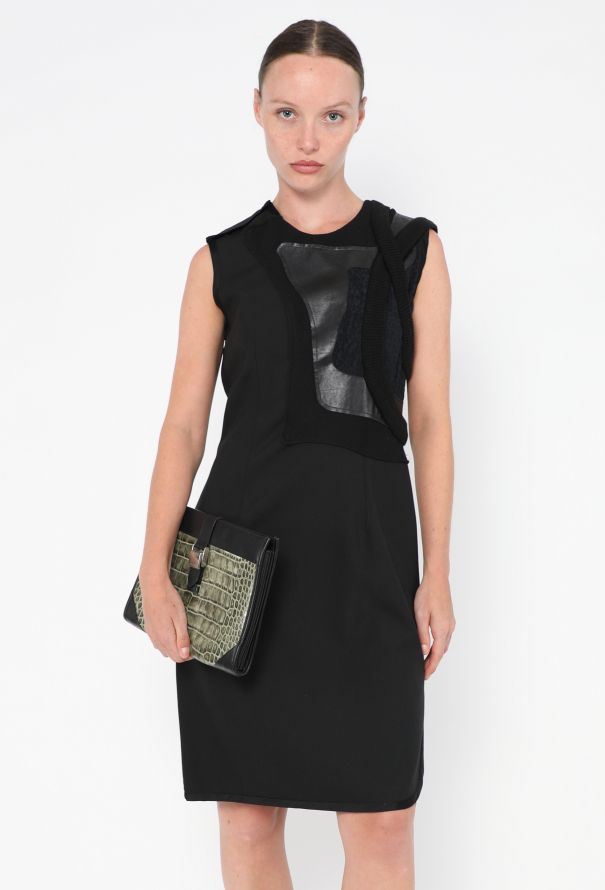 Balenciaga Crocodile Embossed Clutch - 2 Balenciaga Crocodile Embossed Clutch - 2
