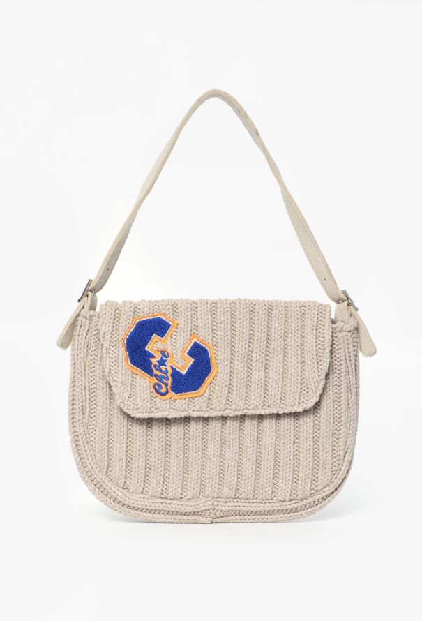 Chloé Vintage Collegiate Ribbed Knit Bag - 1
