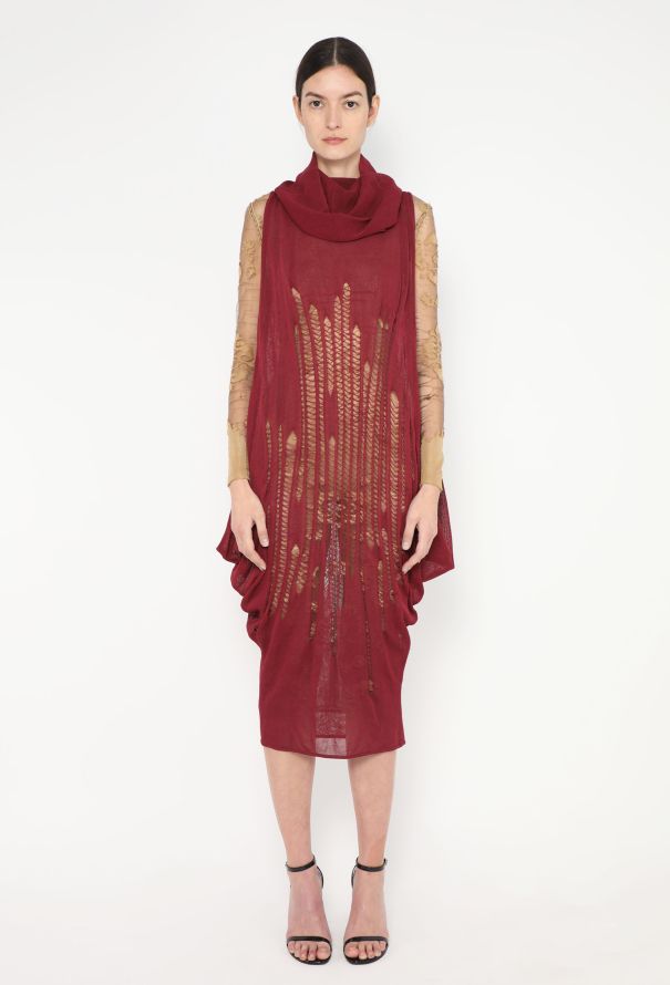 Givenchy HAUTE COUTURE Fall 1999 Distressed Layered Tunic - 3 Givenchy HAUTE COUTURE Fall 1999 Distressed Layered Tunic - 3