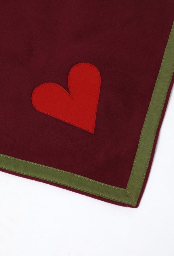 Hermès '70s Felted Playing Cards Mat - 4