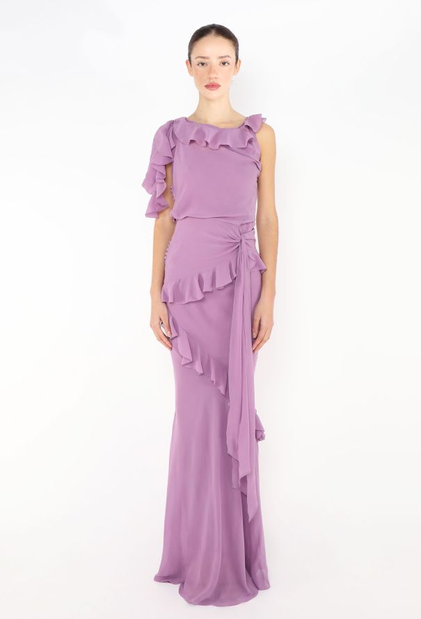 John Galliano STUNNING 2002 Bias Silk Flamenco Gown - 3