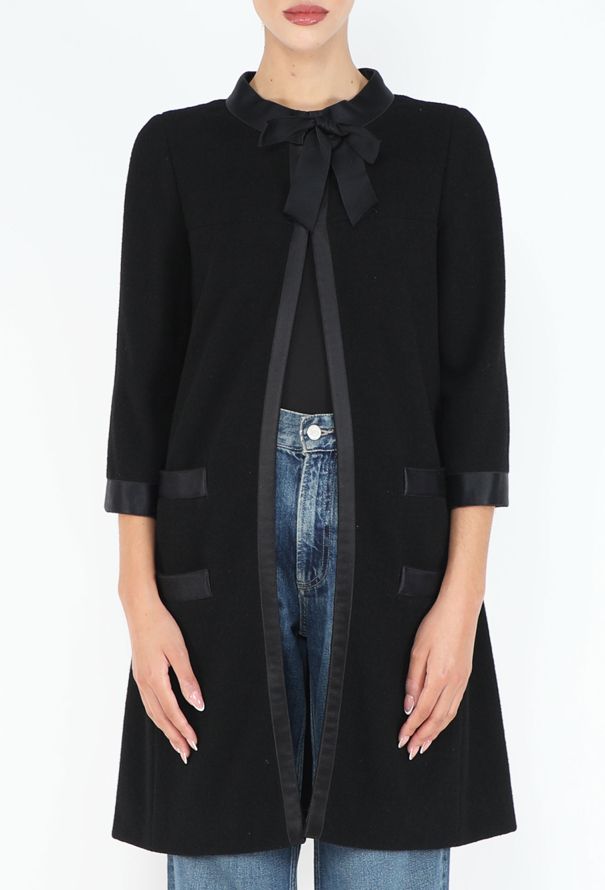 Chanel F/W 2005 Felted Bow Swing Coat - 3