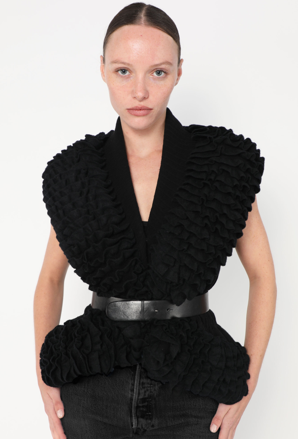 Alaïa F/W 2008 Belted Peplum Vest - 1