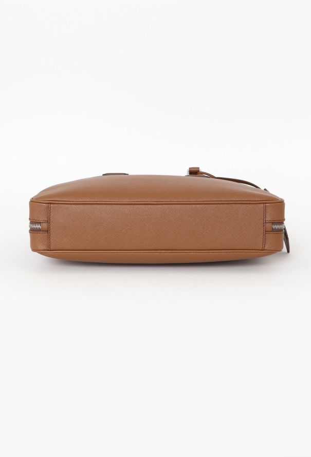 Prada Cannella Saffiano Briefcase - 7