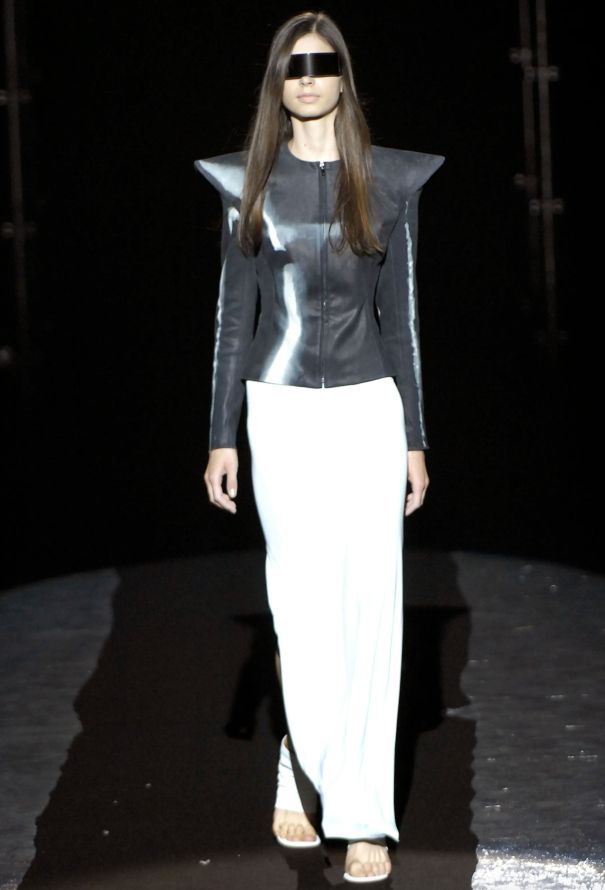 Maison Margiela Pagoda Shoulder Suede Jacket, S/S 2008 - 2