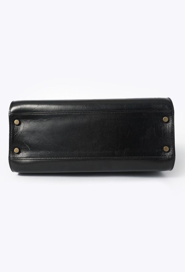 Hermès Rare Vintage Black Box Kelly Sport GM - 6