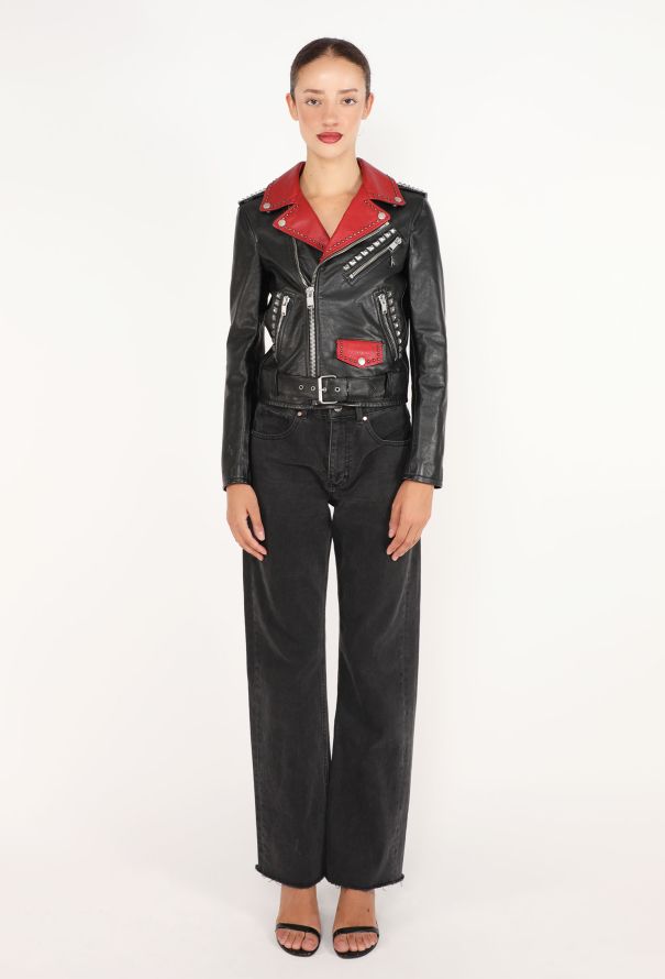 Saint Laurent Sunset Calfskin Biker Jacket, S/S 2016 - 5
