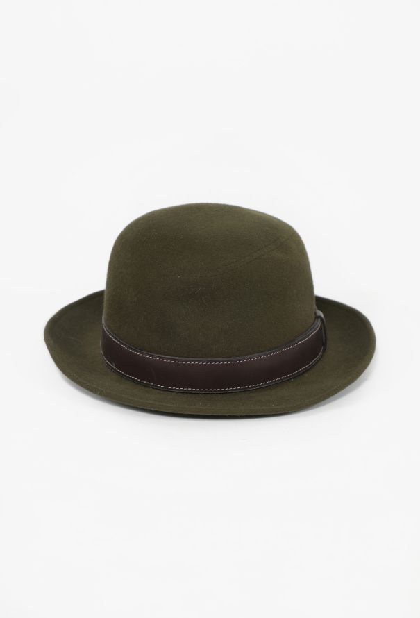 Hermès Leather Trim Hat - 3