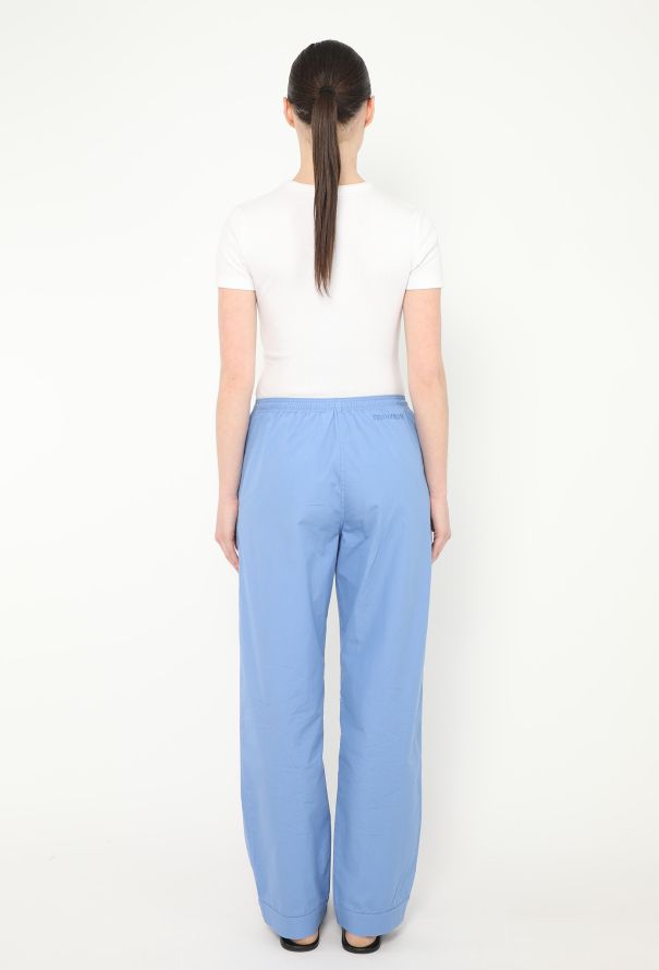 Miu Miu F/W 2024 Poplin Logo Pajama Set - 8
