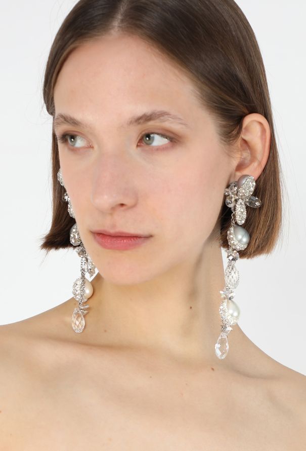 Daniel Swarovski 'Constella' Clip Earrings, 1990s - 3