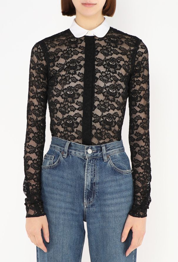 Céline F/W 2010 Collared Lace Tunic - 5 Céline F/W 2010 Collared Lace Tunic - 5