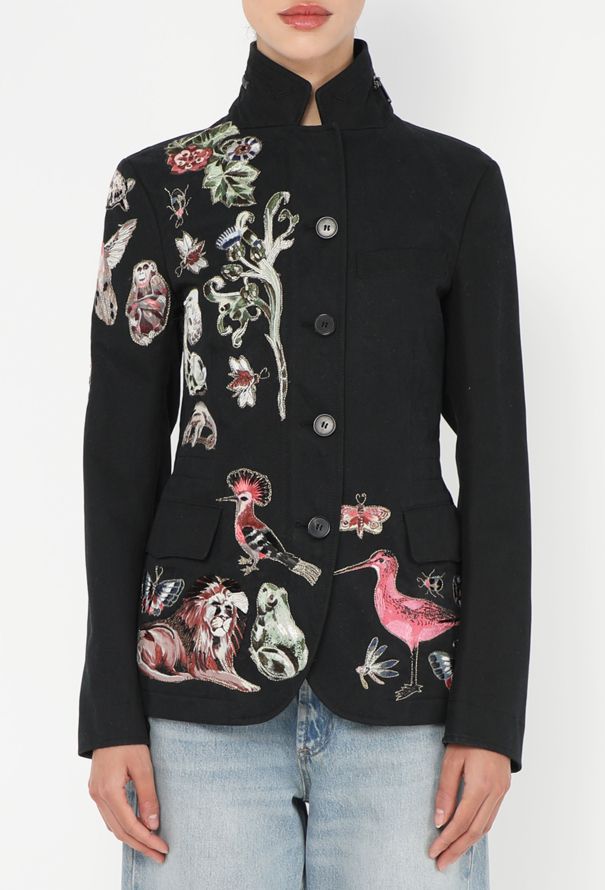 Valentino 2016 'Fantastic Animals' Hand-Embroidered Jacket - 1