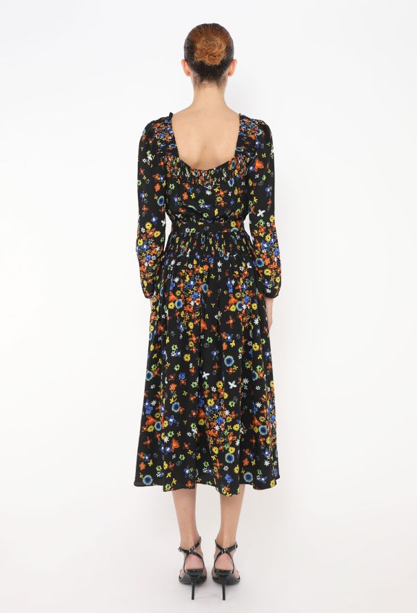 Prada Belted Silk Smock Dress - 4 Prada Belted Silk Smock Dress - 4