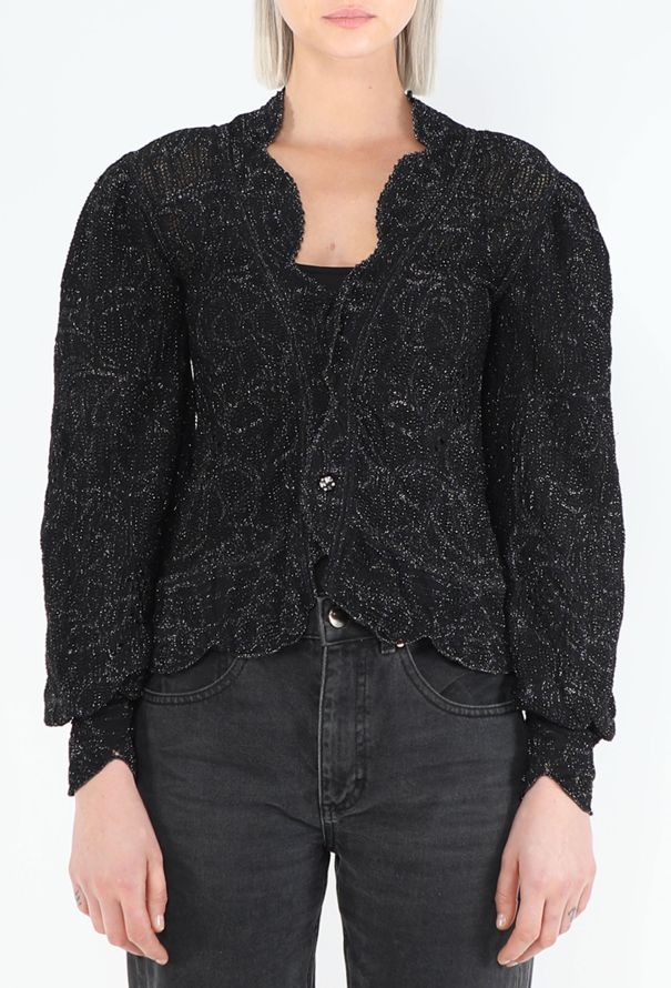 Chanel Iridescent Art Deco Camélia Cardigan - 1