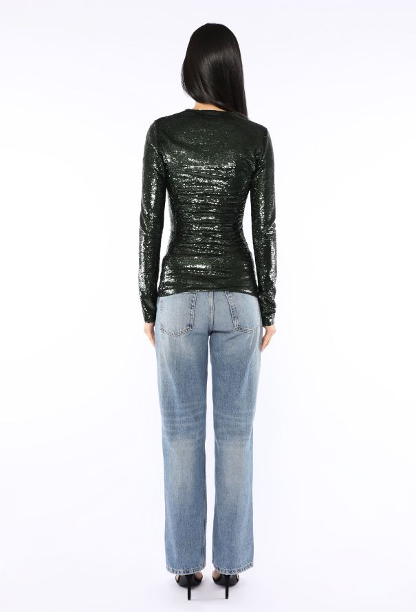 Tom Ford Sequin Embellished Top, 2022 - 4