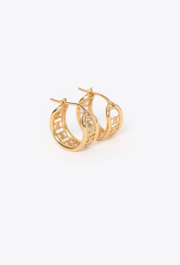 Céline Triomphe Hoop Earrings - 1