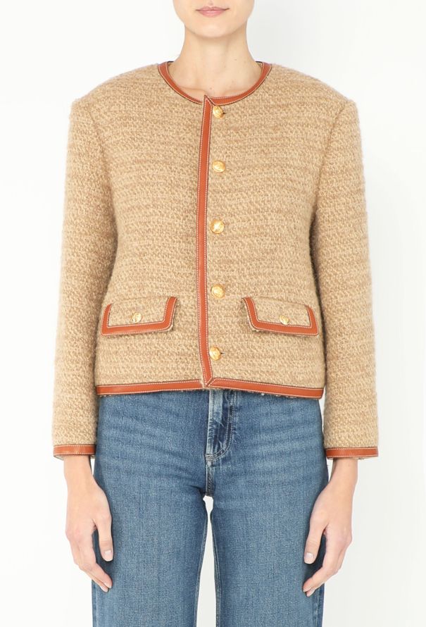 Céline 2021 Embossed Bouclé Jacket - 1