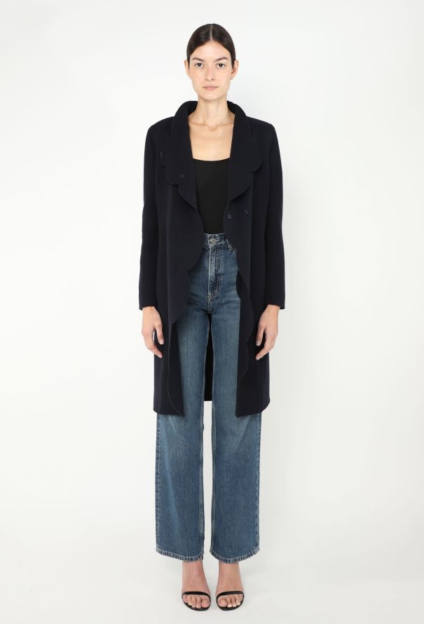 Valentino F/W 2018 Scalloped Trim Coat - 3 Valentino F/W 2018 Scalloped Trim Coat - 3