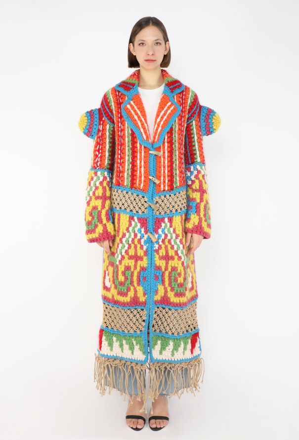 Crochet Fringe Cardigan, F/W 2002 - Dior | ReSee