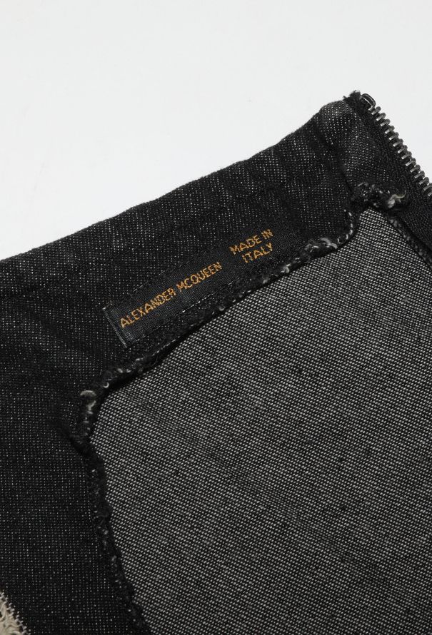 Alexander McQueen 1996 Frayed Denim Dress - 5 Alexander McQueen 1996 Frayed Denim Dress - 5