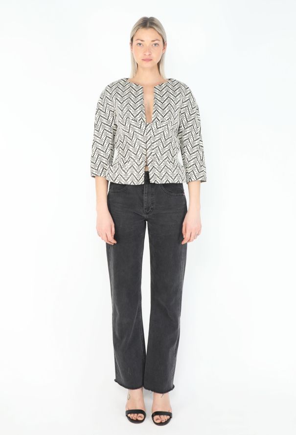 Dior Chevron Corset Jacket - 3