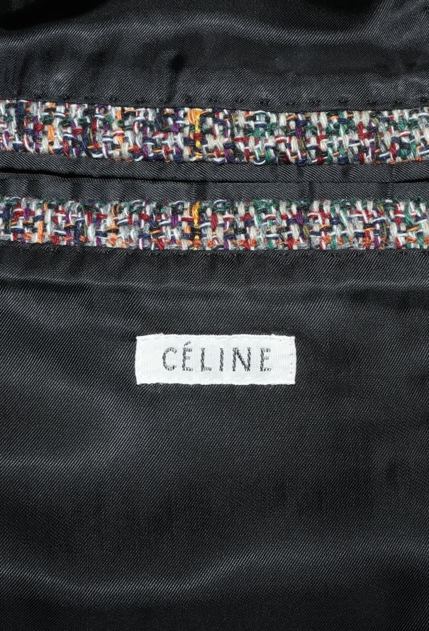 Céline Resort 2010 Notched Tweed Blazer - 7