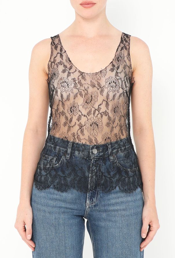 Chanel 2004 Chantilly Lace Camisole - 1