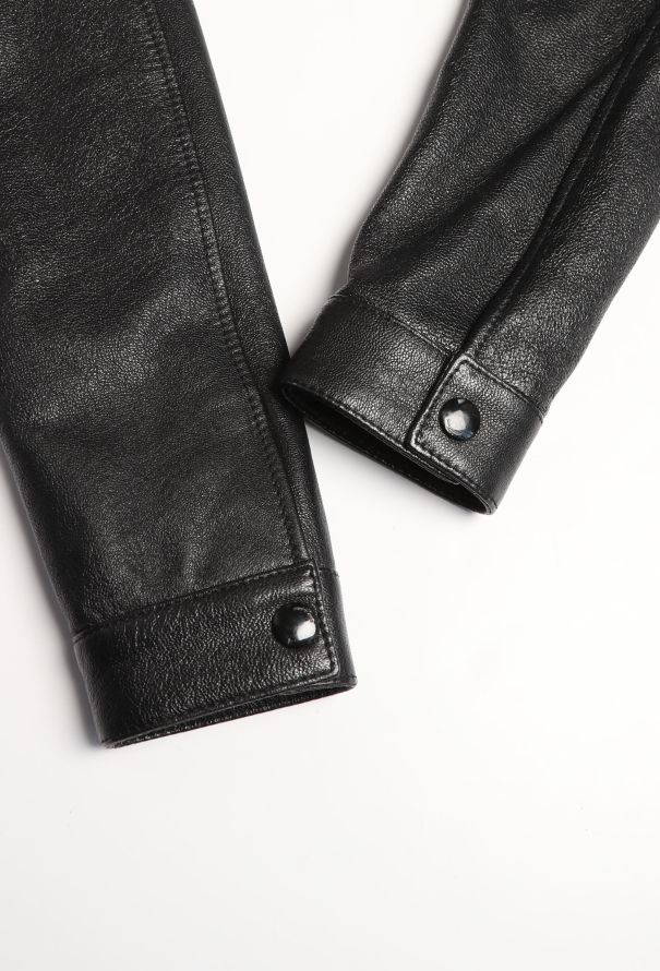 Saint Laurent Classic Leather Zip Jacket - 7 Saint Laurent Classic Leather Zip Jacket - 7