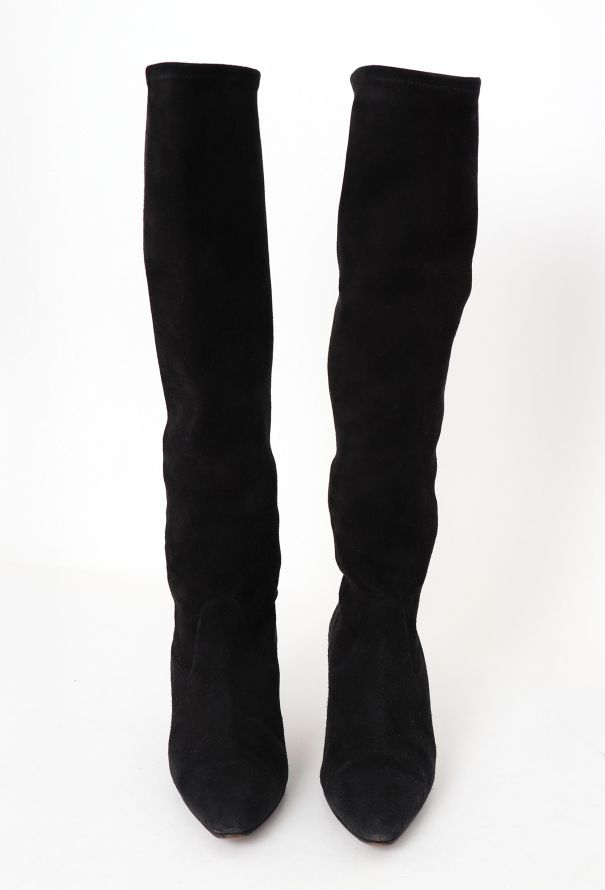 Manolo Blahnik 2014 Pascalare Suede Boots - 3