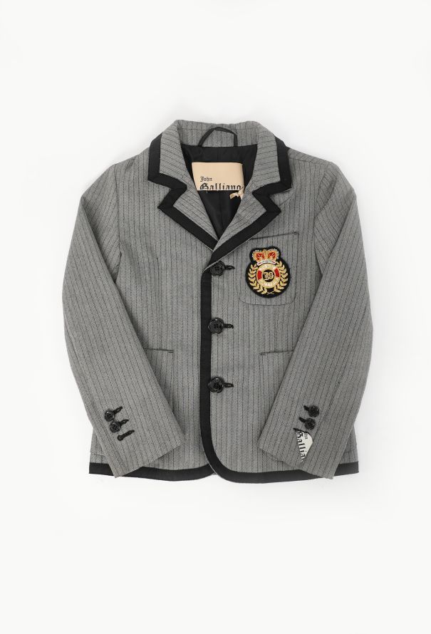 John Galliano Pinstripe Kids Blazer - 1