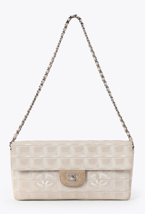 Chanel East West Chocolate Bar Flap Bag - 1
