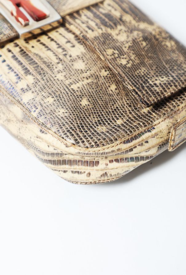 Limited Edition Lizard Baguette Bag, Authentic & Vintage