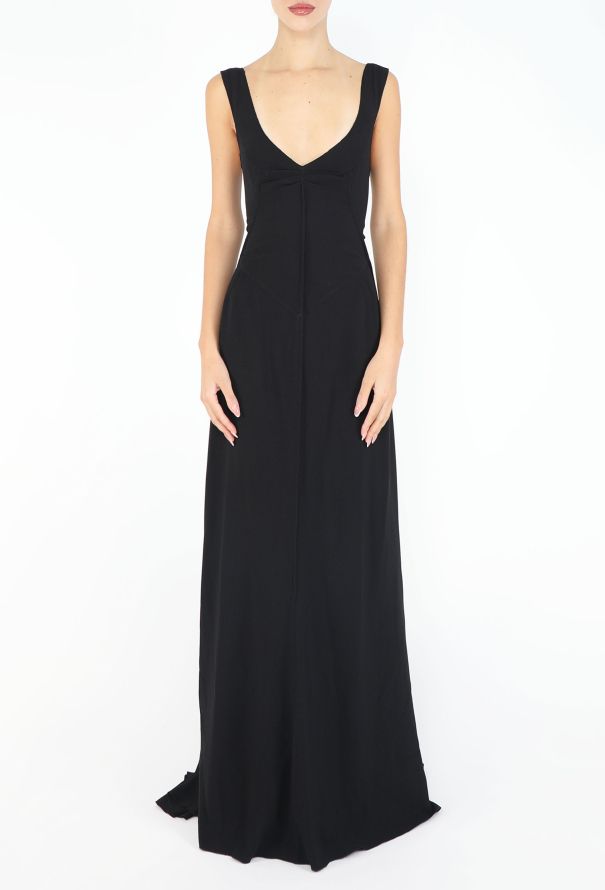 Prada Early 2000s Pleated Crêpe Gown - 2