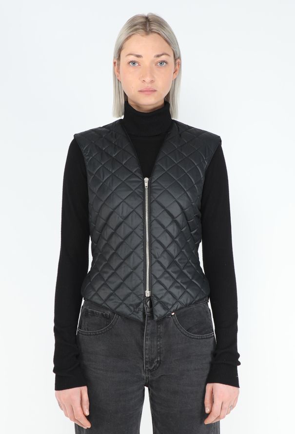 Helmut Lang Early '90s Quilted Open-Back Vest - 1