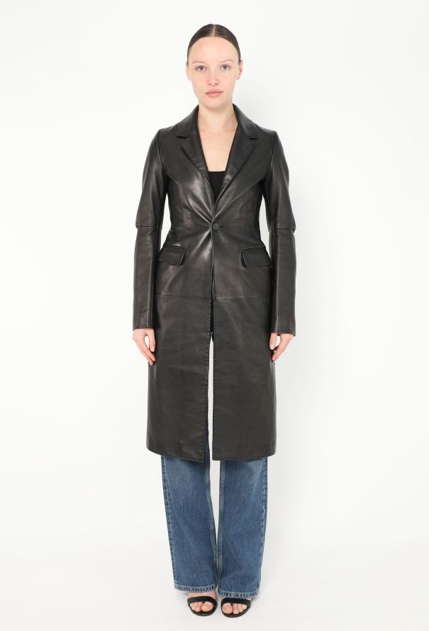 Ann Demeulemeester F/W 2023 Nomie Lambskin Coat - 4