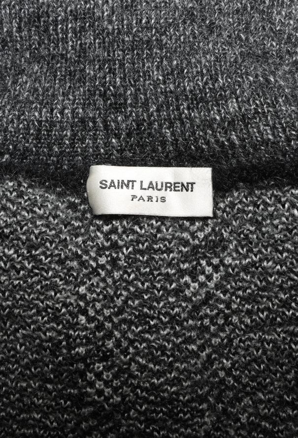 Saint Laurent 2017 Chevron Mohair Sweater - 4