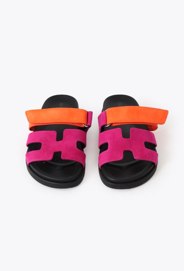 Hermès 2024 Suede Chypre Sandals - 1