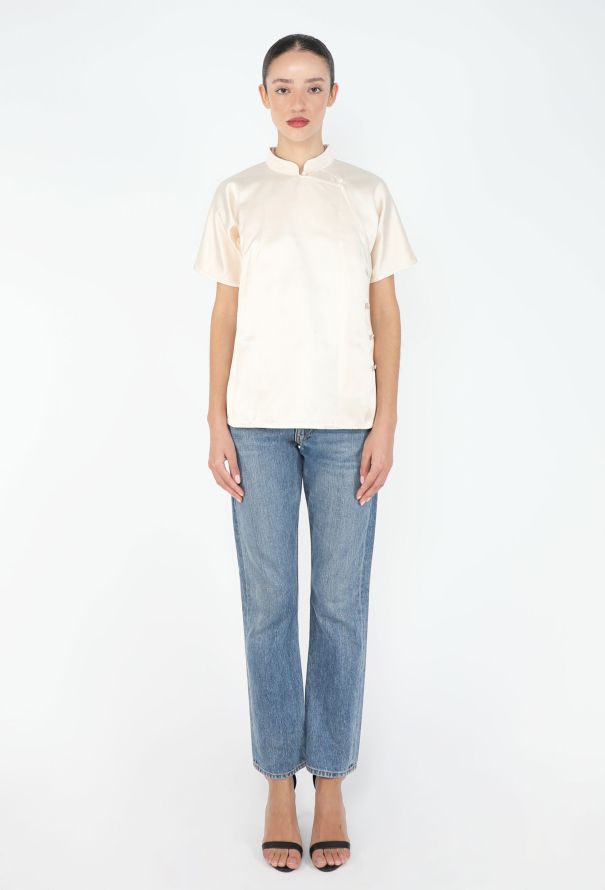 Prada S/S 2003 Silk Qipao Top - 2