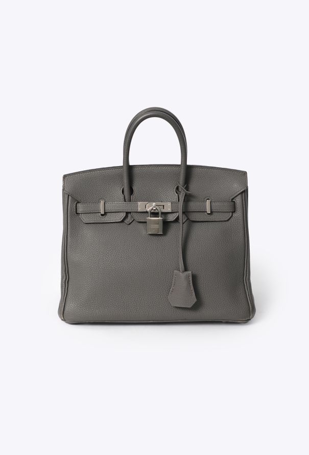 Hermès Gris Meyer Togo Birkin 25 - 1