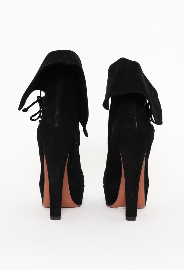 Alaïa F/W 2012 Suede Lace-Up Boots - 5 Alaïa F/W 2012 Suede Lace-Up Boots - 5