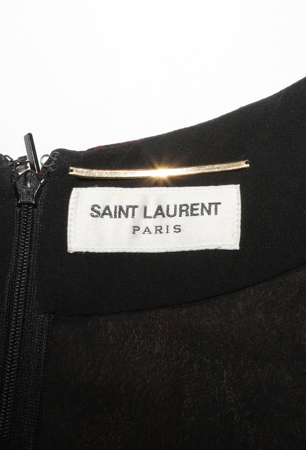 Saint Laurent S/S 2013 Snake Print Chiffon Gown - 7