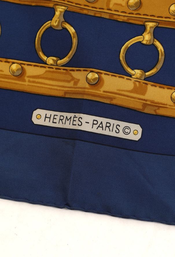 Hermès 'Aux Champs' Silk 90cm Carré, 1990 - 5