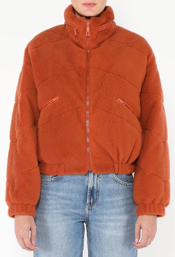 Hermès 2024 Teddy Shearling Bomber Jacket - 1